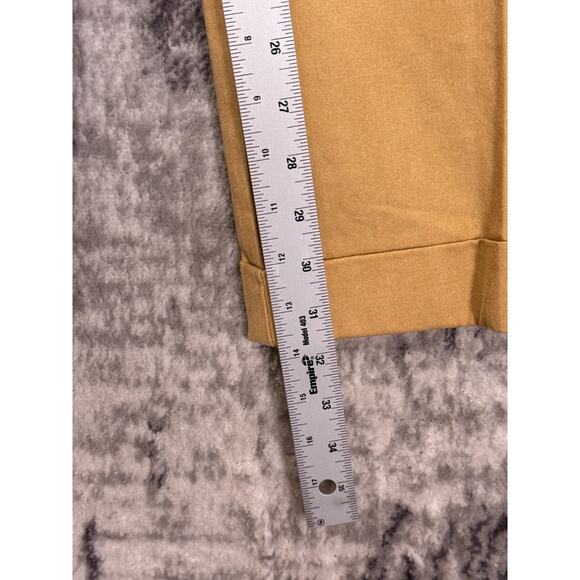 New J Peterman Co Pants 34 x 32 Mens Washed Canvas Pleated Straight Fit - Picture 5 of 6